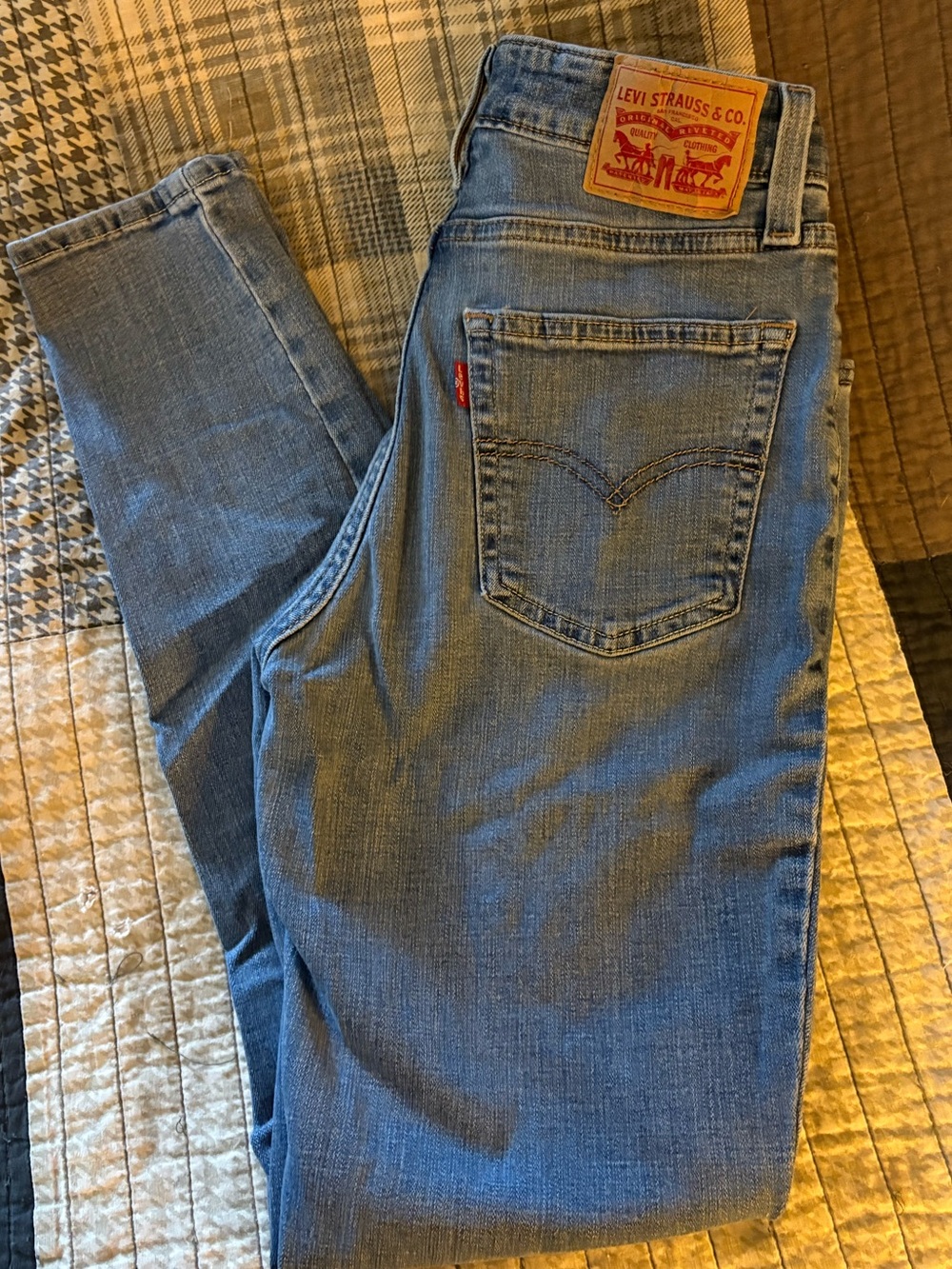 Womens Levi’s 721 High Rise Skinny Jeans Size 27